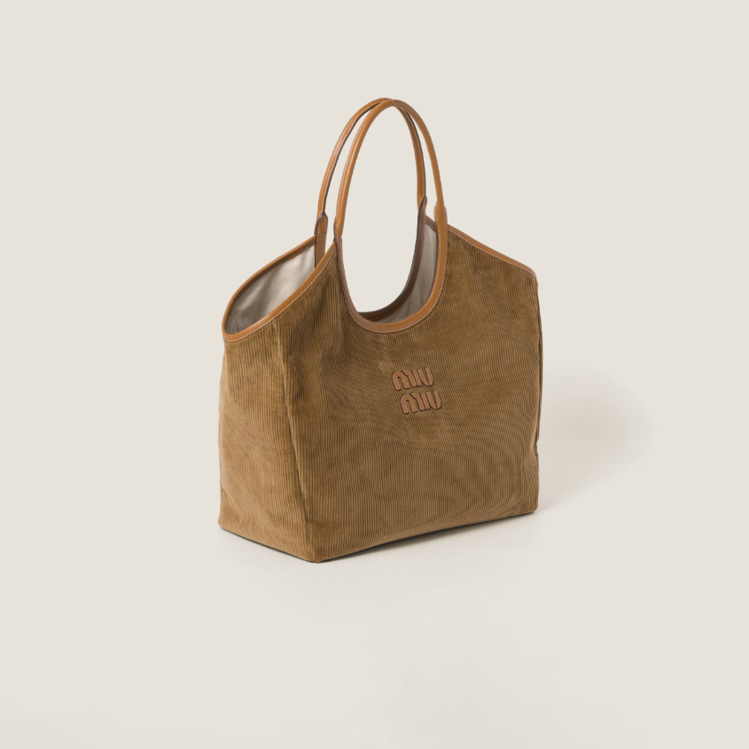 Ivy corduroy shopping bag