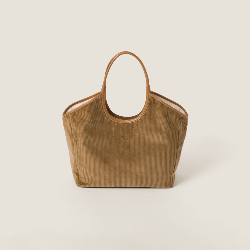 Ivy corduroy shopping bag