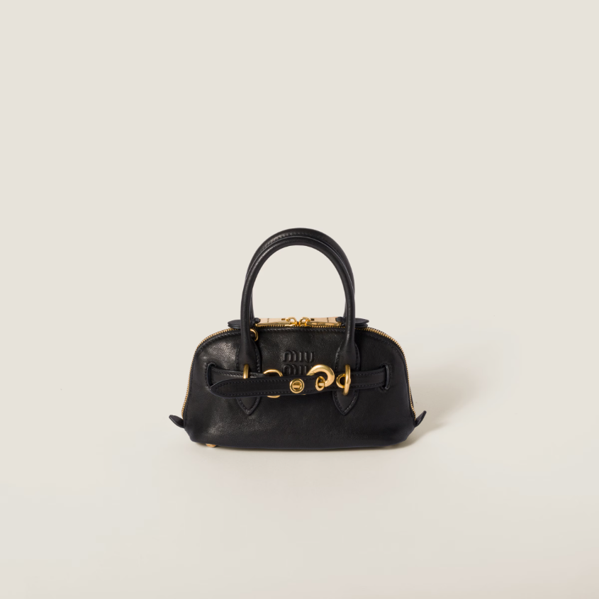 Aventure mini nappa leather bag