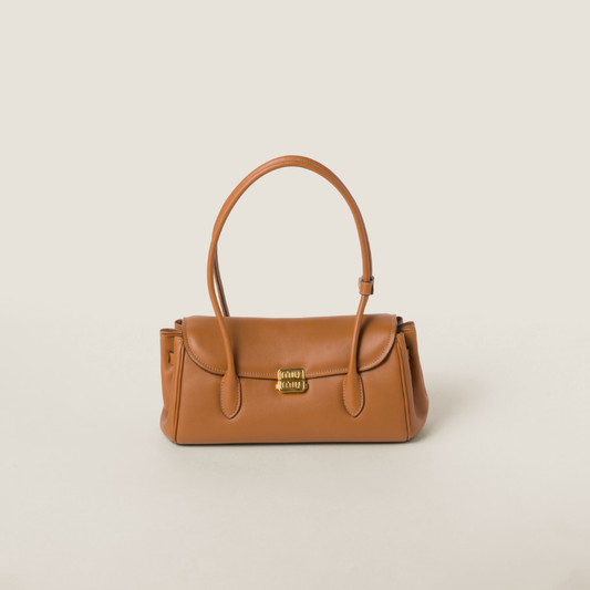 Leather shoulder bag