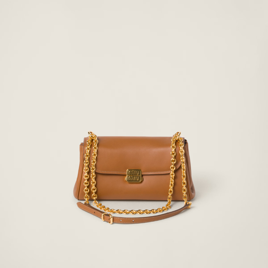 Leather shoulder bag