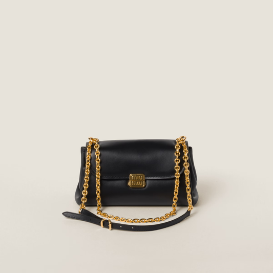 Leather shoulder bag