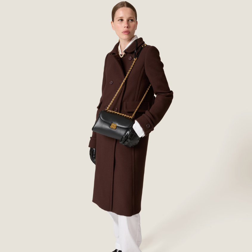 Leather shoulder bag - Hall Of Brand