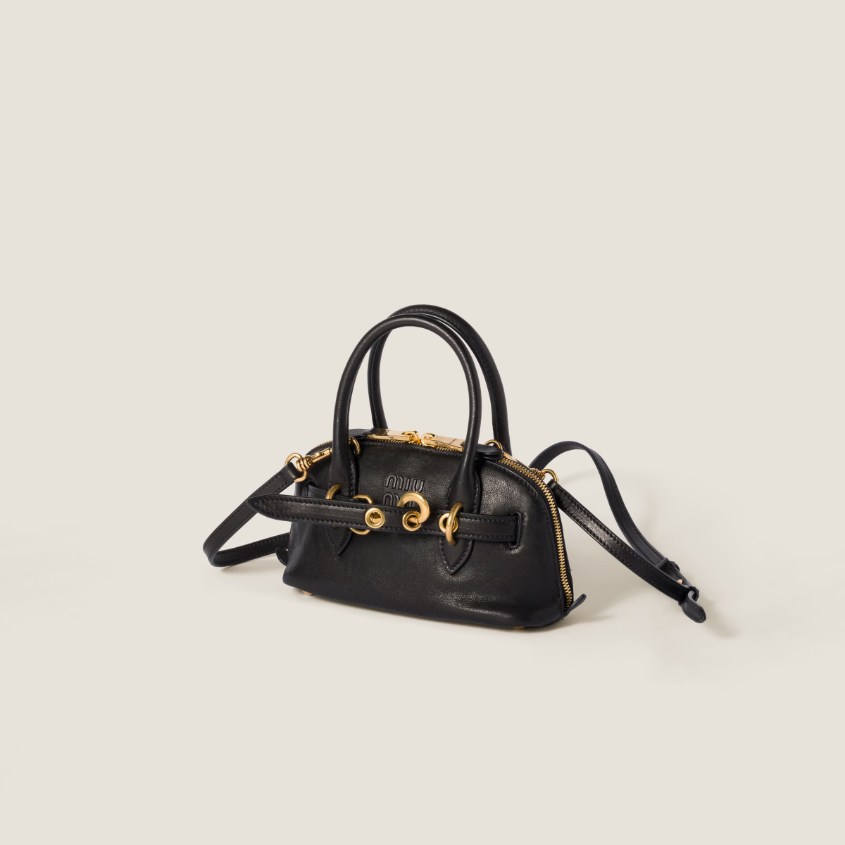 Aventure mini nappa leather bag