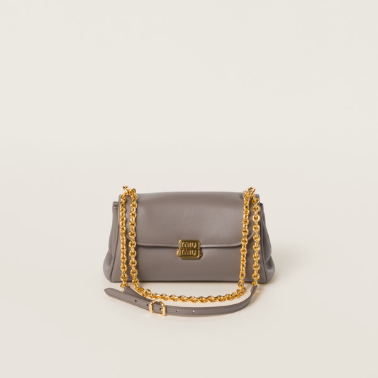 Leather shoulder bag