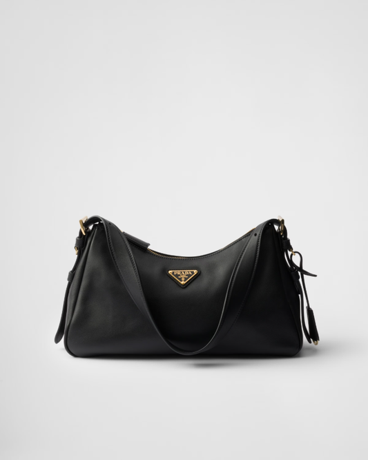 Prada aimée medium leather shoulder bag