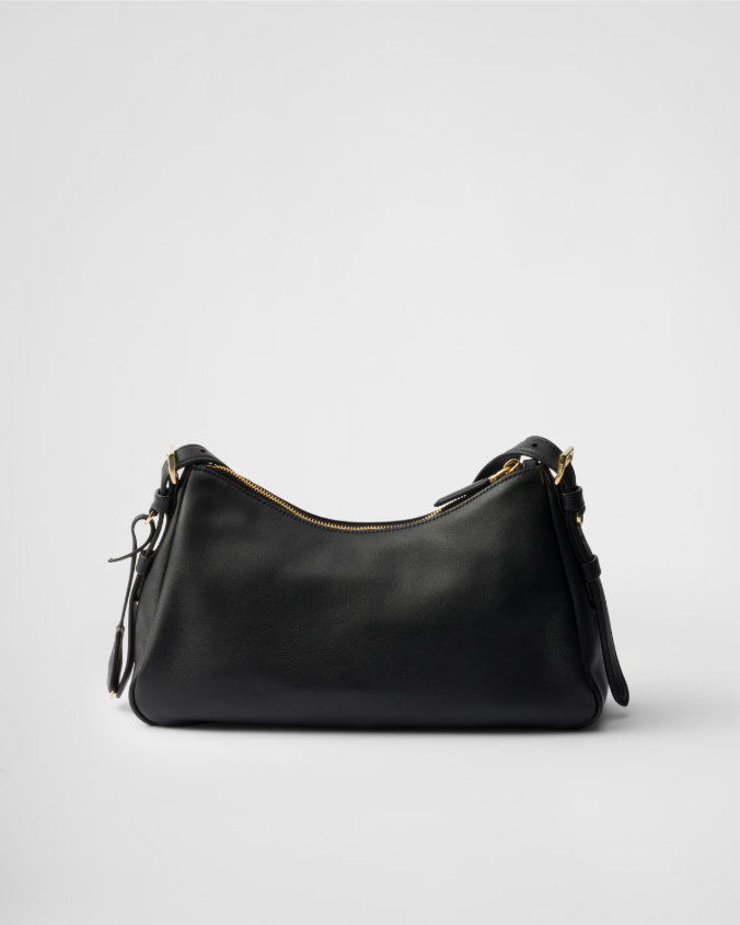 Prada aimée medium leather shoulder bag