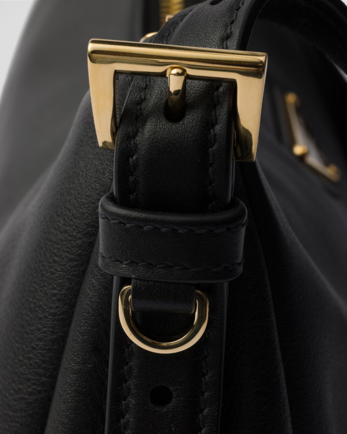 Prada aimée medium leather shoulder bag