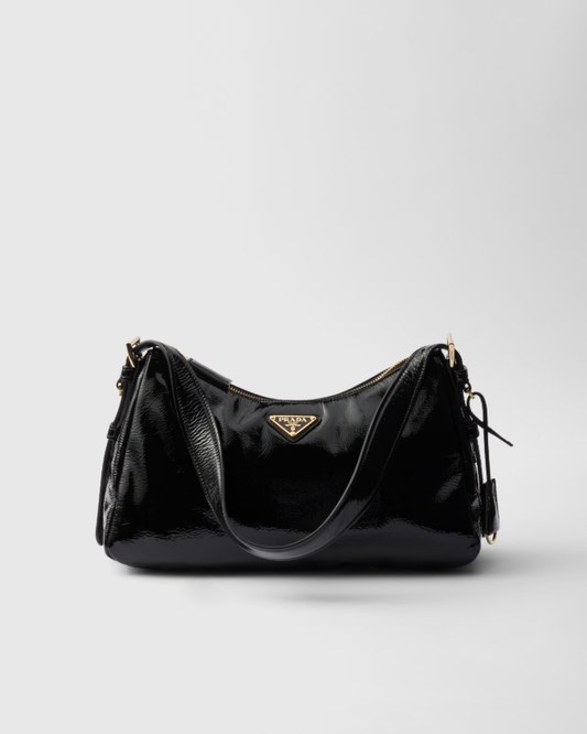 Prada aimée medium naplak leather shoulder bag