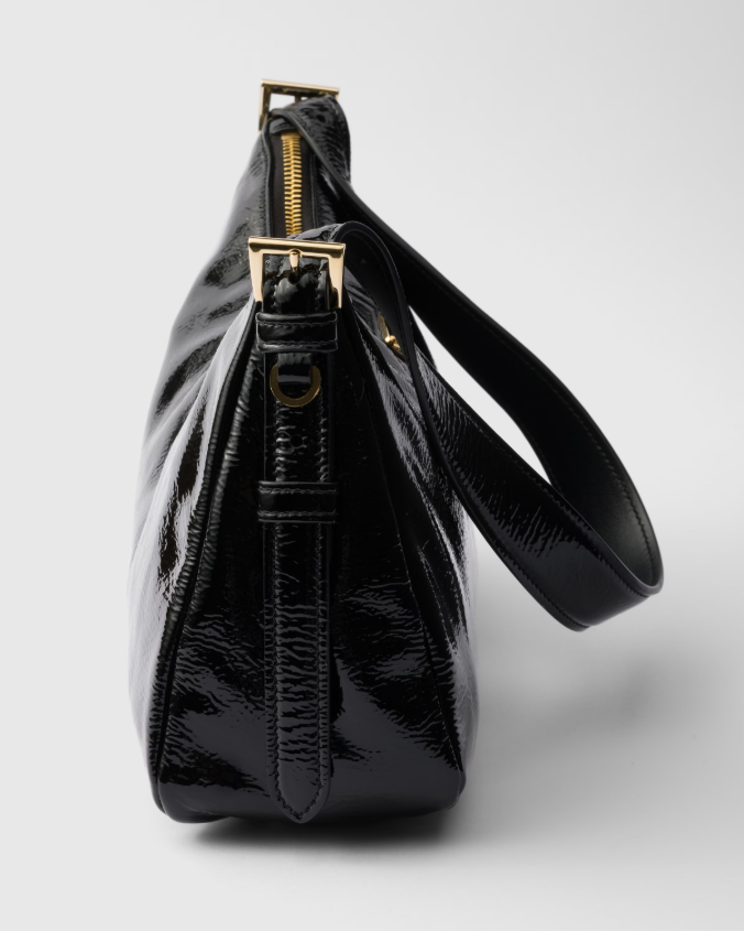 Prada aimée medium naplak leather shoulder bag