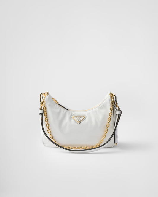 Prada re-edition naplak patent leather mini-bag