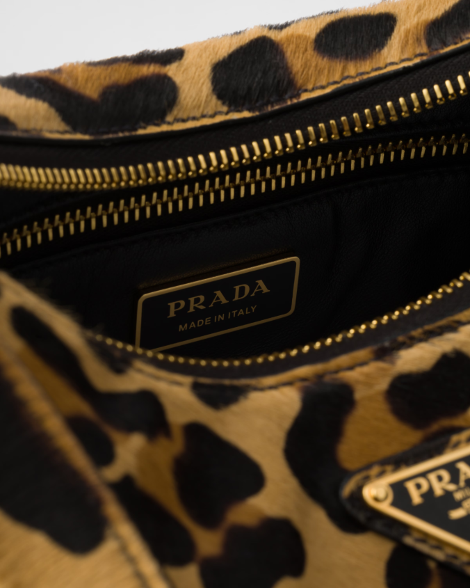 Prada aimèe medium printed leather shoulder bag