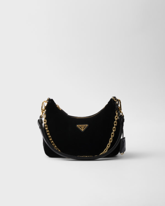 Prada re-edition velvet mini-bag