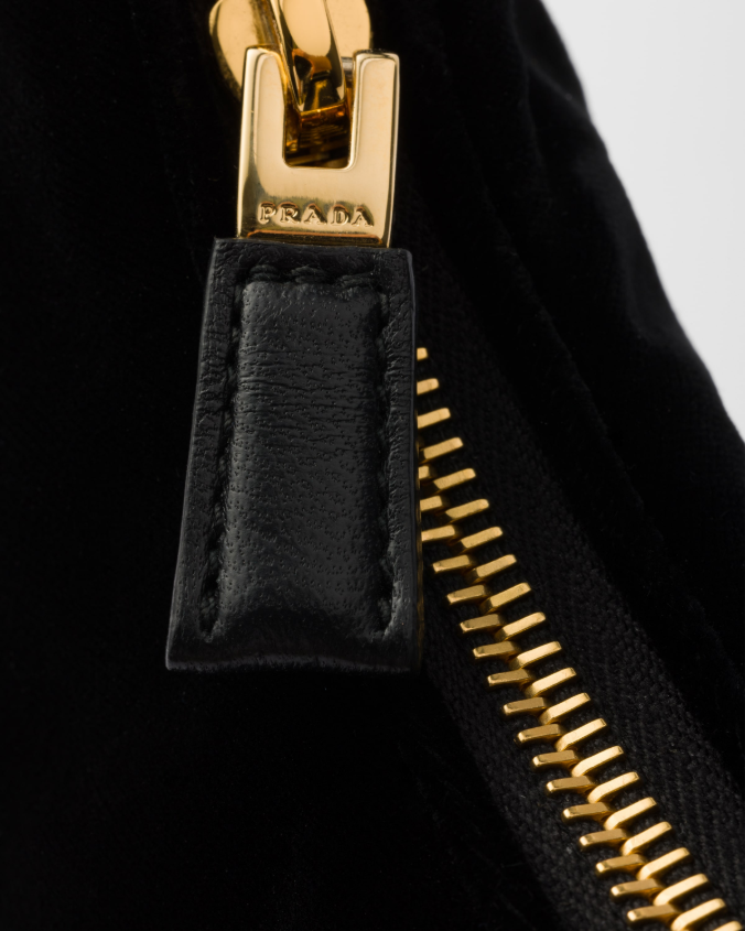 Prada re-edition velvet mini-bag