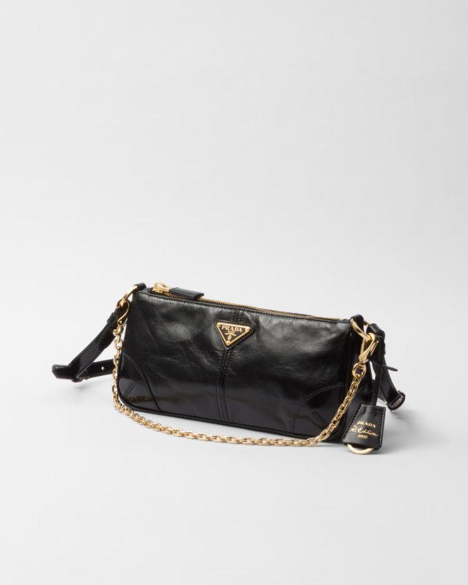 Prada re-edition 2002 medium leather shoulder bag