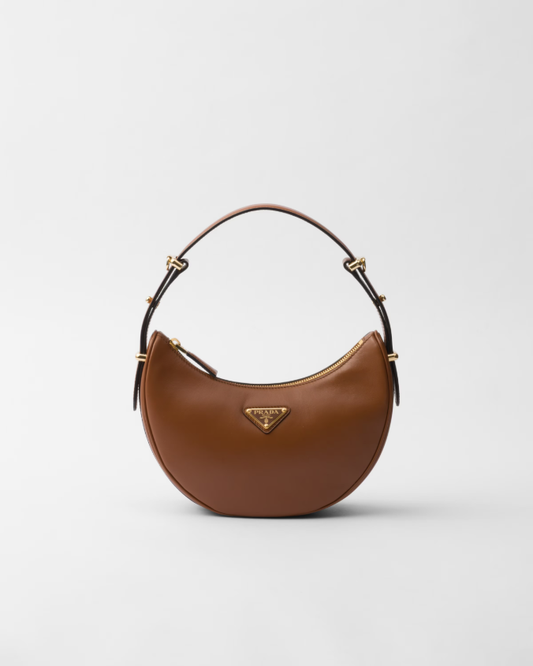 Prada arqué small leather shoulder bag