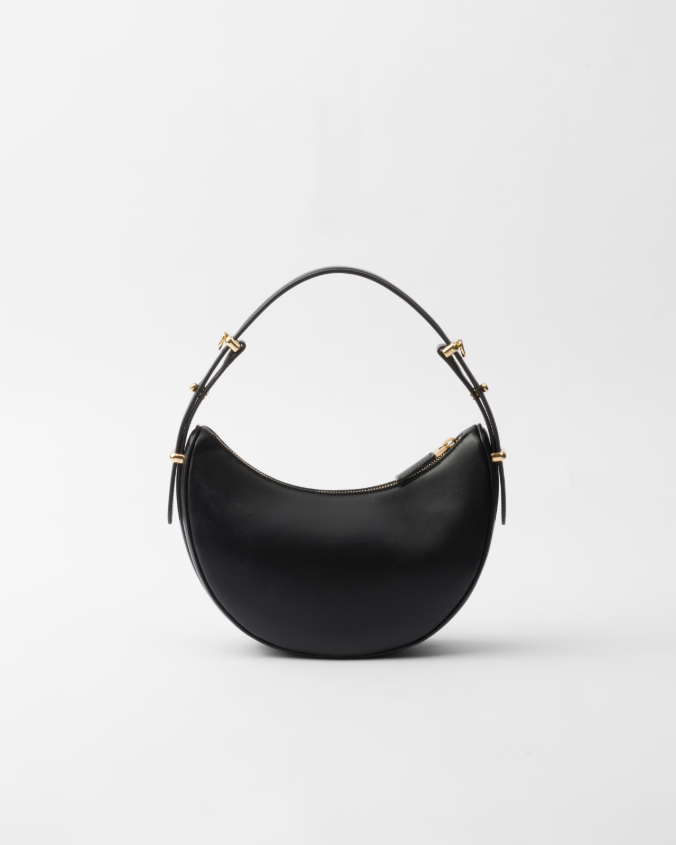 Prada arqué small leather shoulder bag