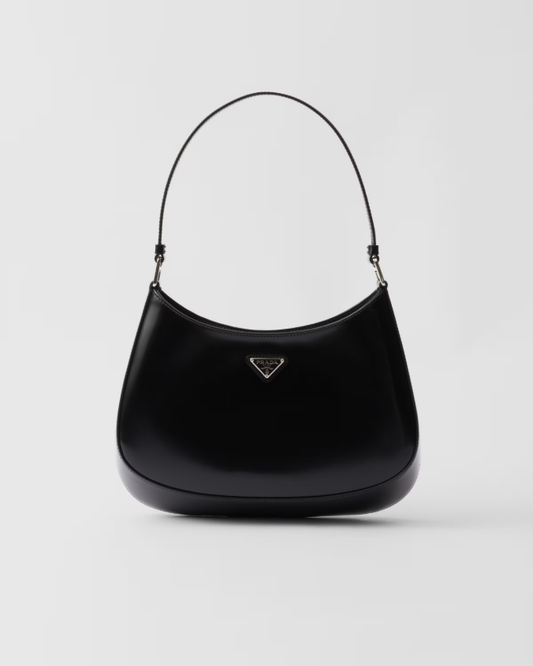 Prada cleo brushed leather shoulder bag