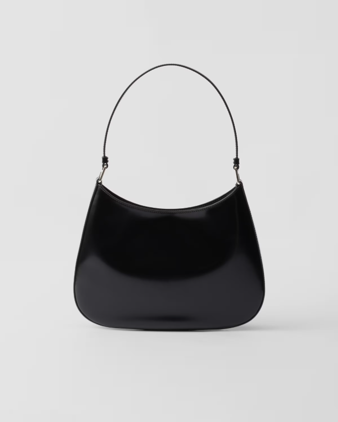 Prada cleo brushed leather shoulder bag