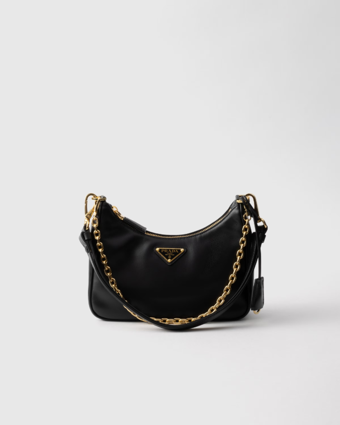 Prada re-edition leather mini-bag