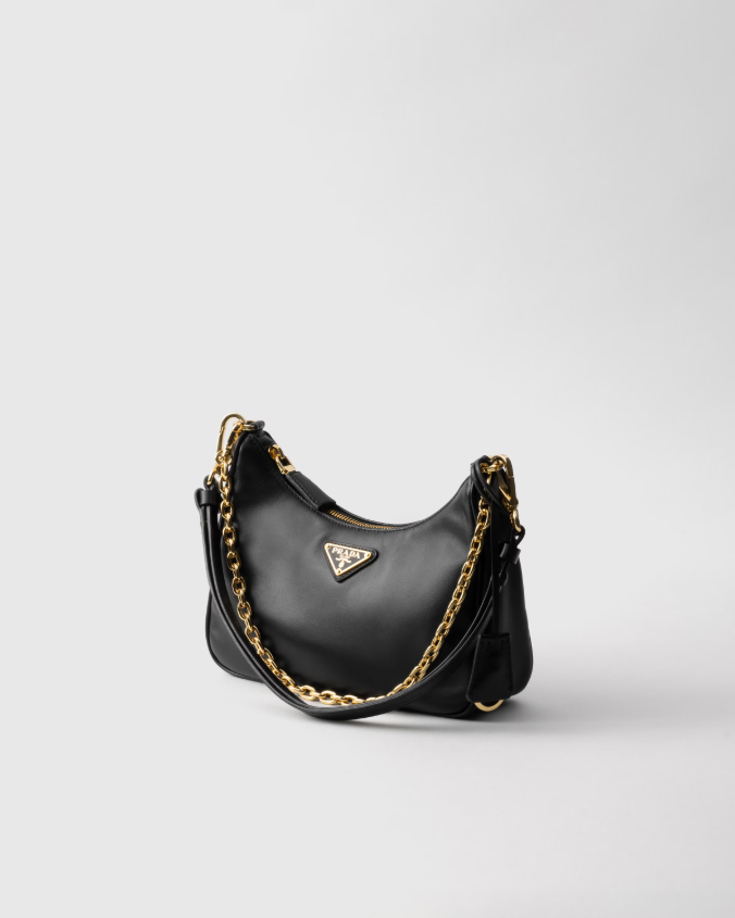 Prada re-edition leather mini-bag