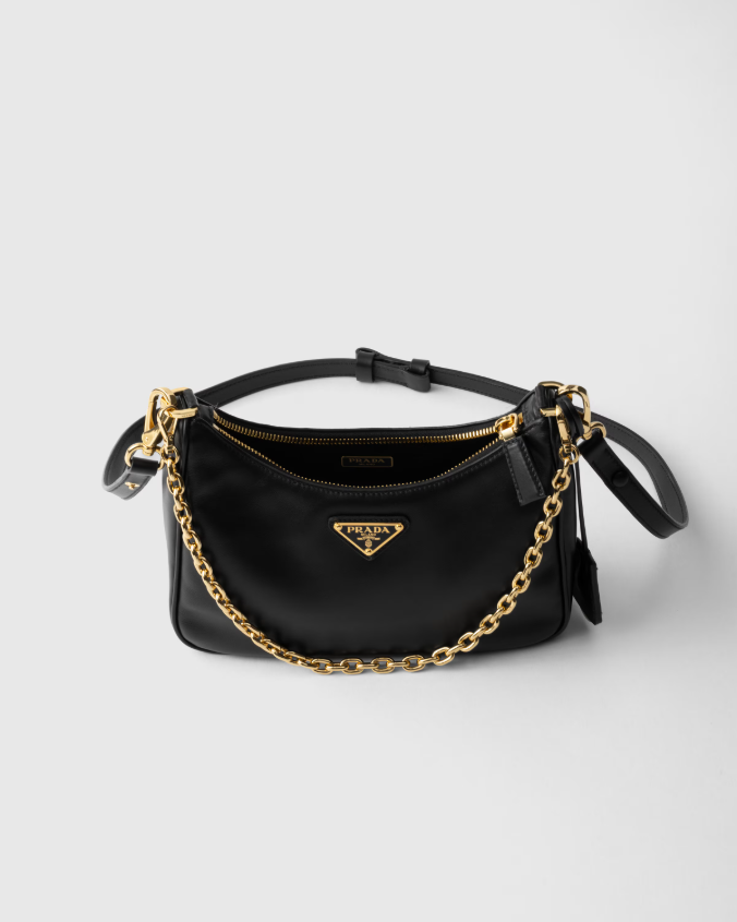 Prada re-edition leather mini-bag