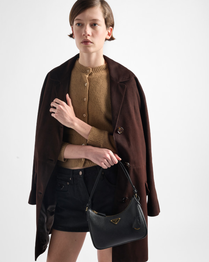 Prada re-edition saffiano leather mini bag