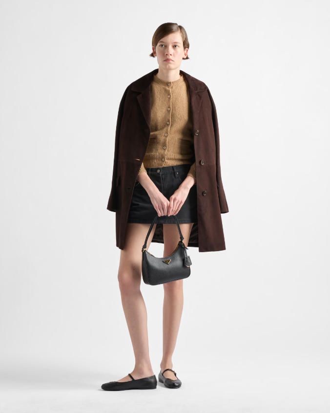 Prada re-edition saffiano leather mini bag