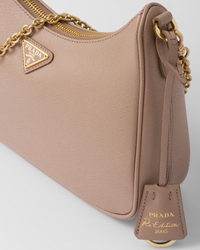 Prada re-edition 2005 saffiano leather bag