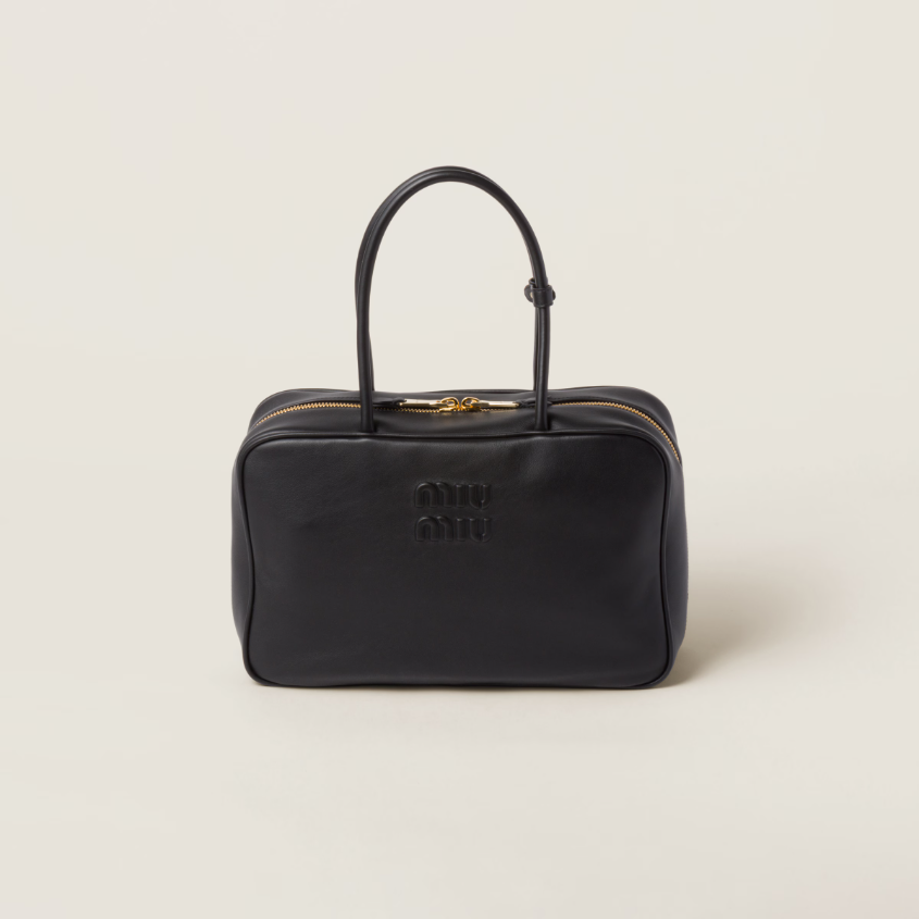 Leather beau bag