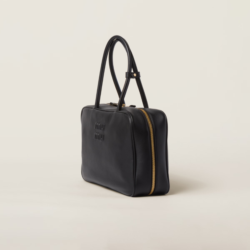 Leather beau bag
