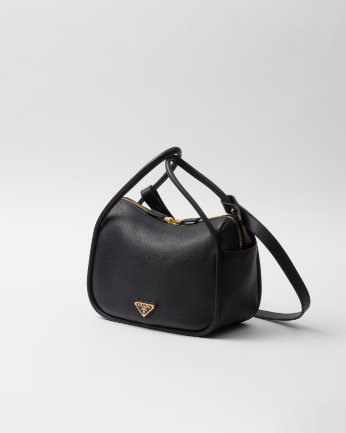 Prada darling leather handbag