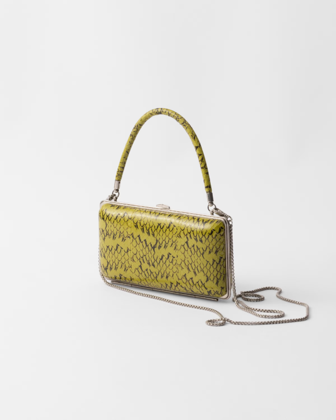 Ayers leather clutch