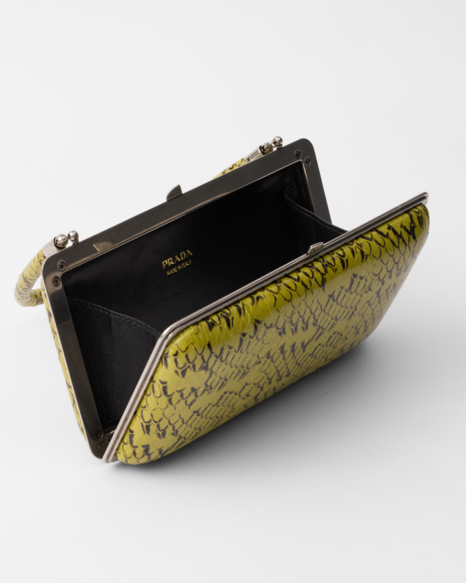 Ayers leather clutch