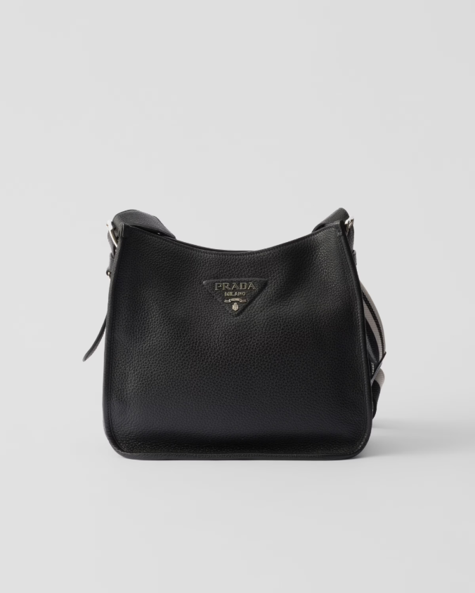 Leather hobo bag