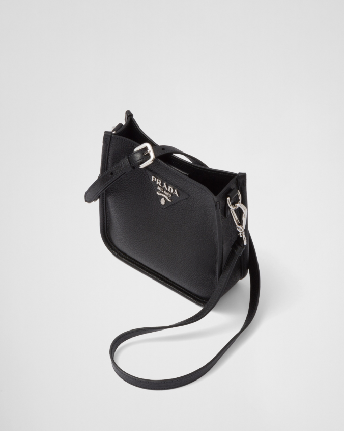 Leather mini shoulder bag