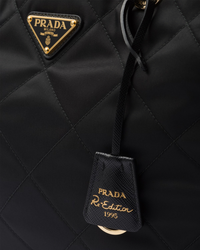 Prada re-edition 1995 chaîne large re-nylon bag