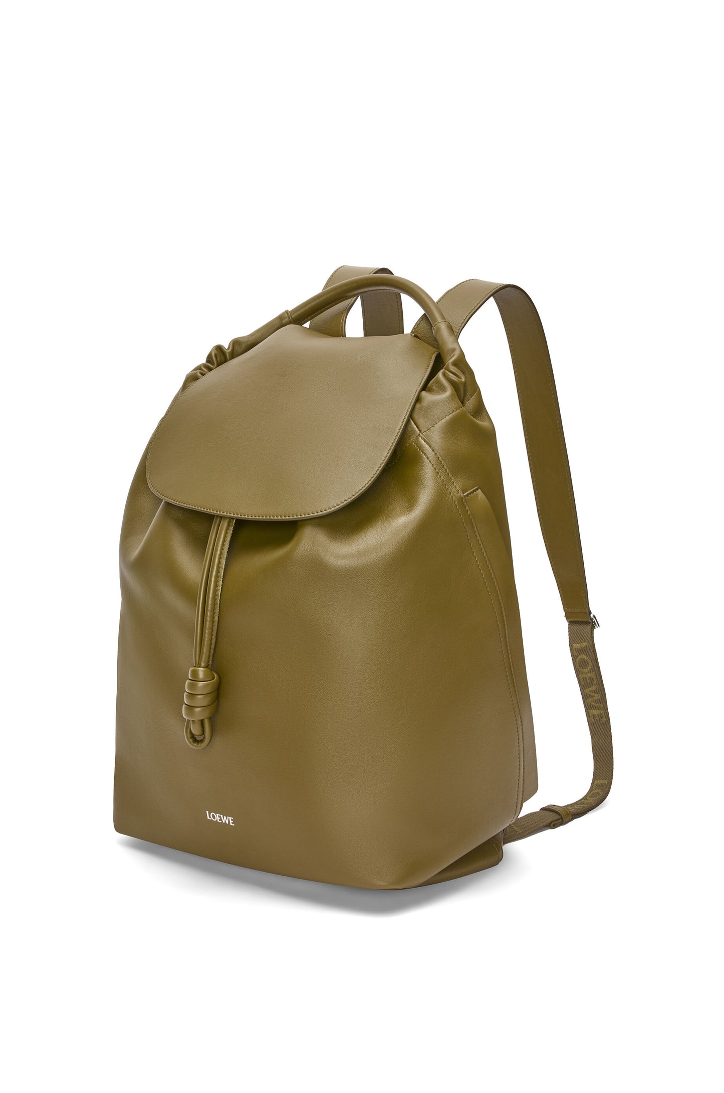 Flamenco backpack in shiny supple calfskin