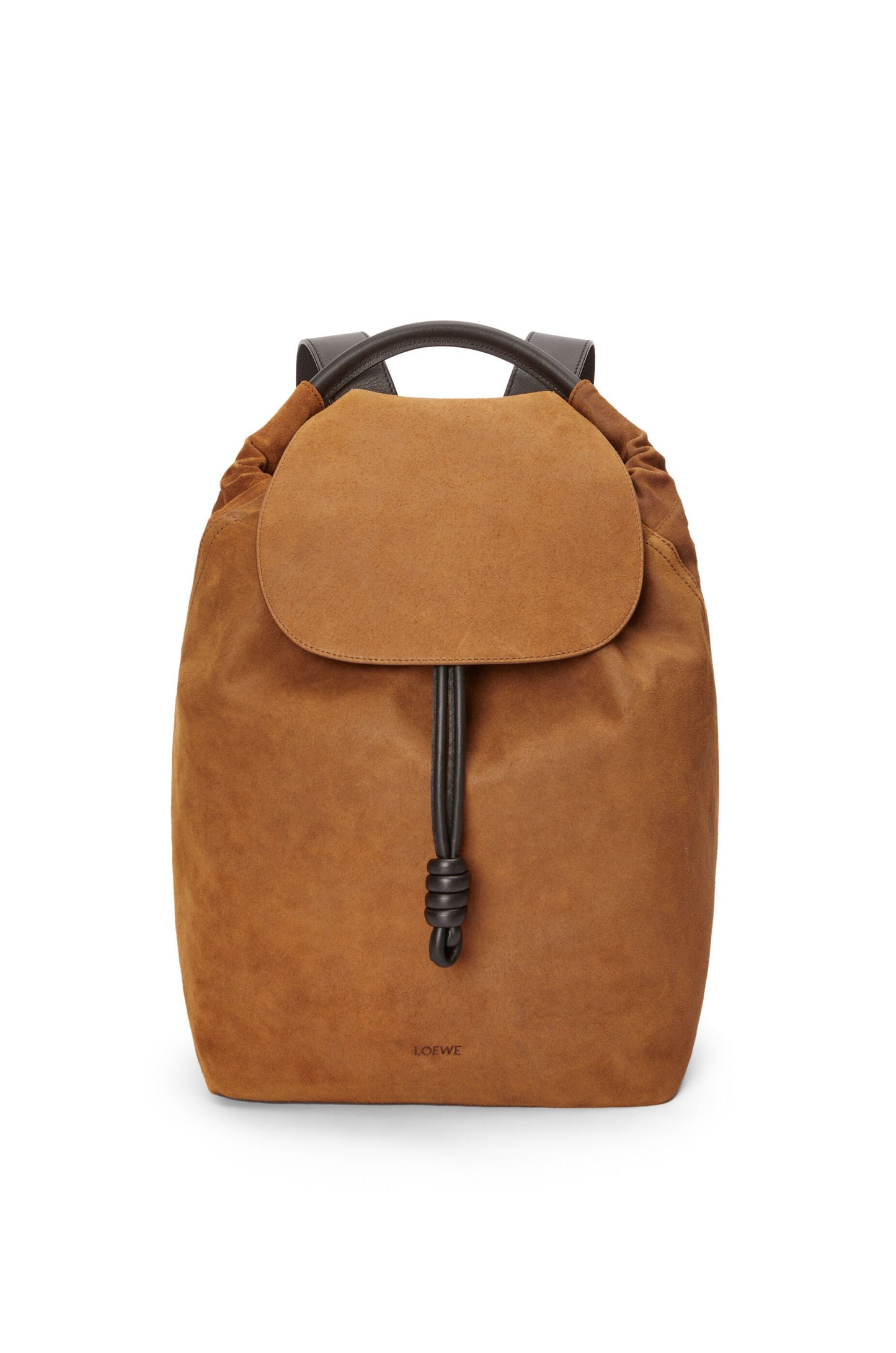 Flamenco backpack in pressed suede