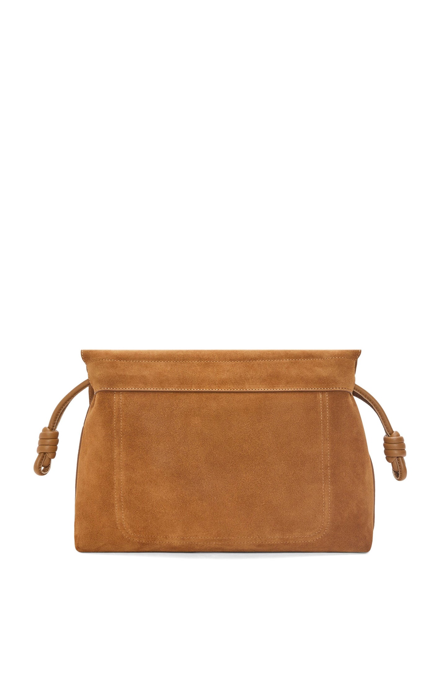 Flamenco satchel in suede calfskin