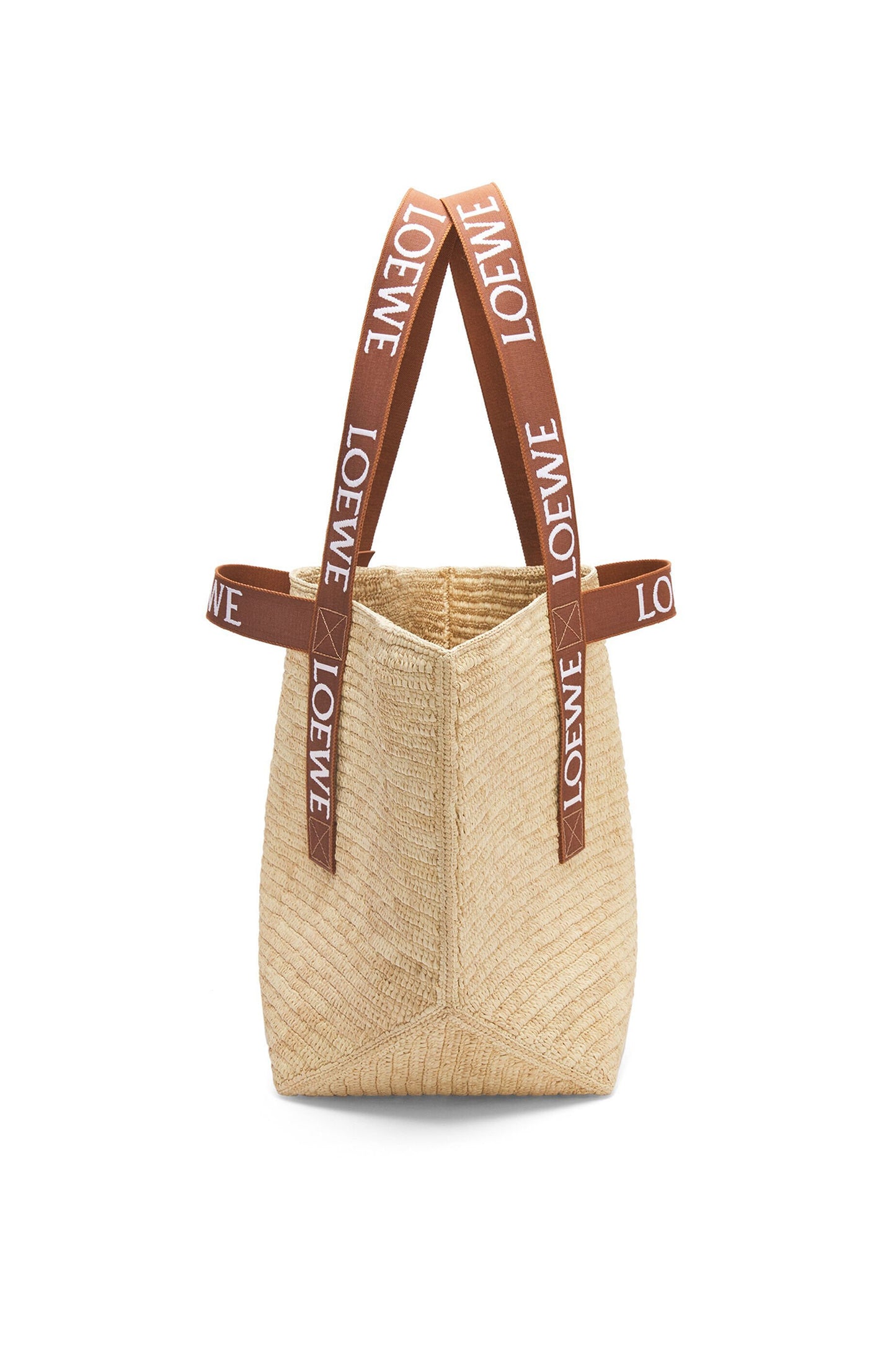 Fold Shopper in raffia