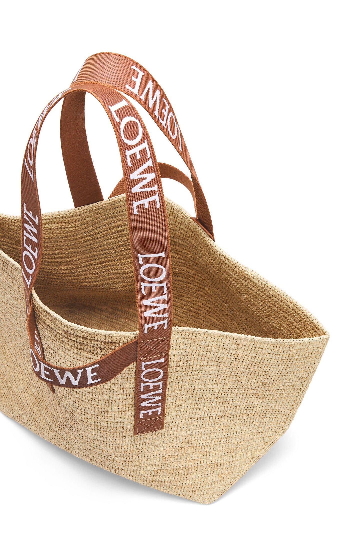 Fold Shopper in raffia