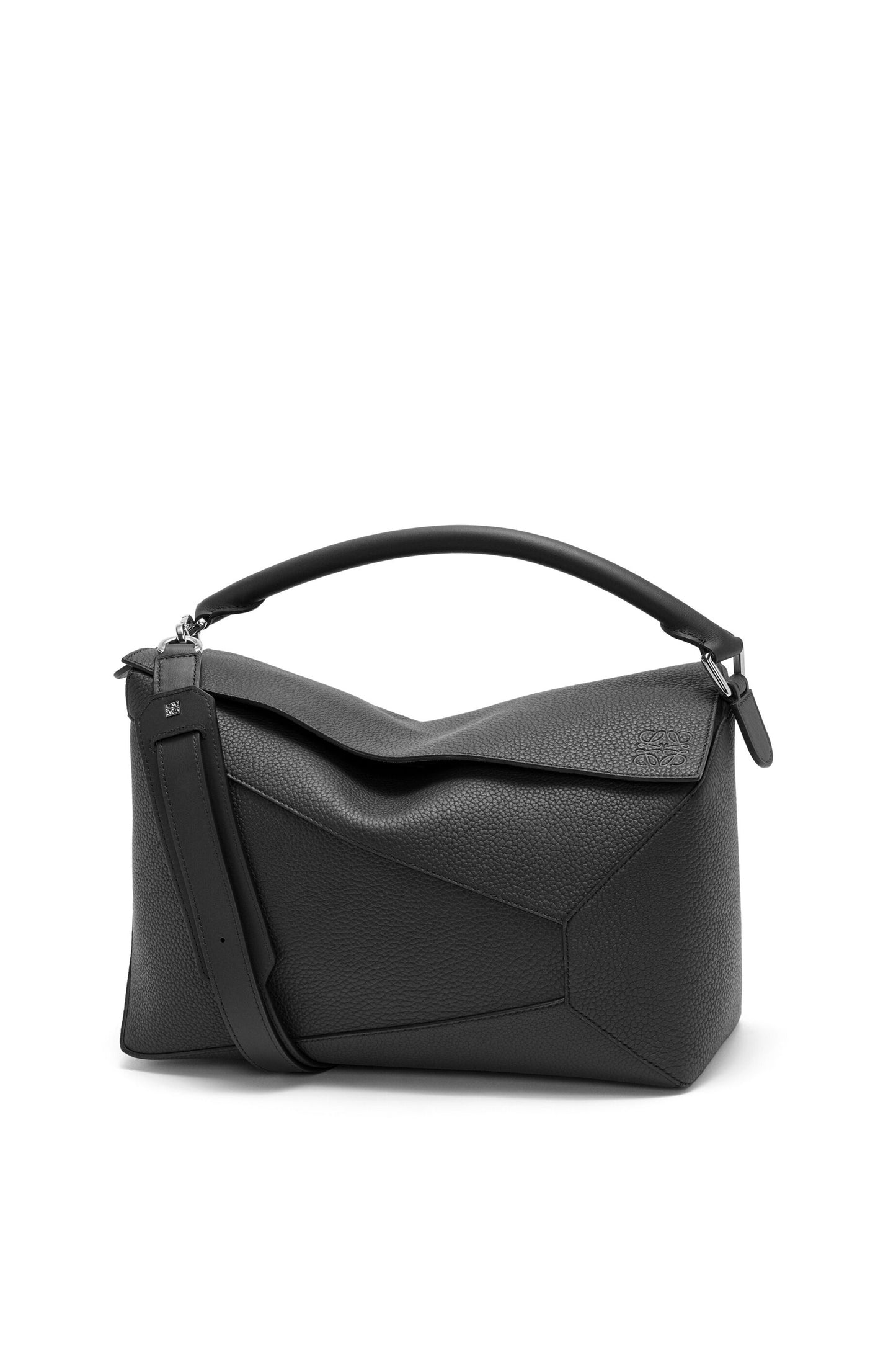 Large Puzzle bag in grained calfskin