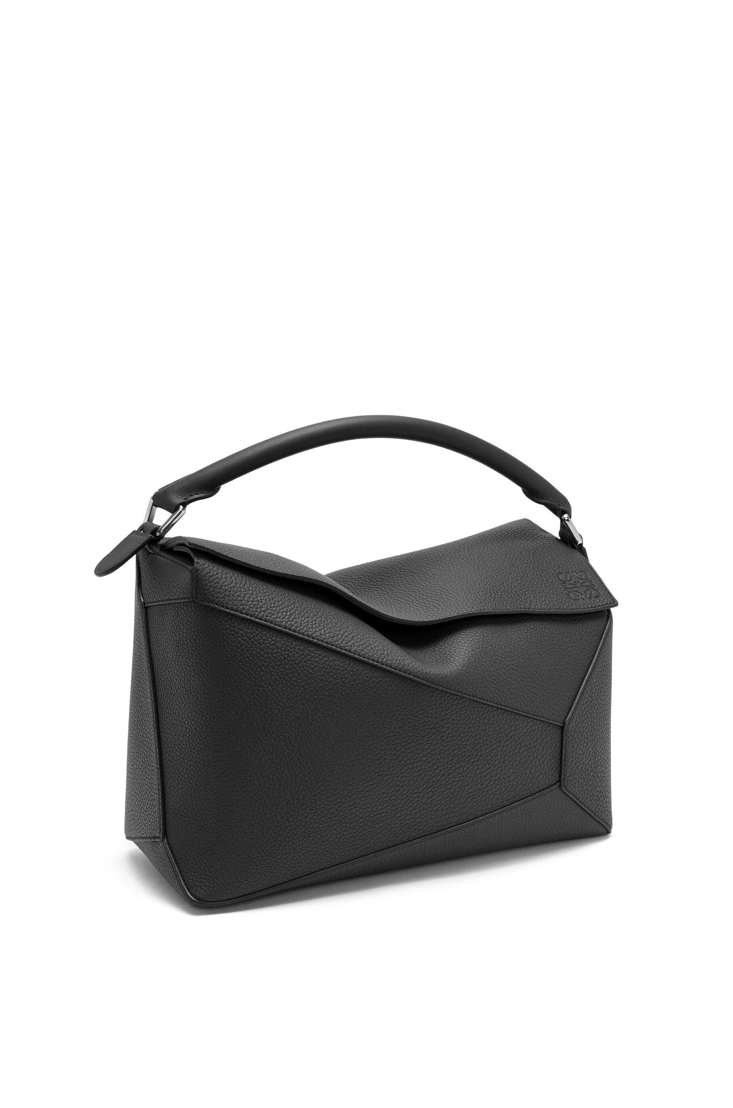 Large Puzzle bag in grained calfskin