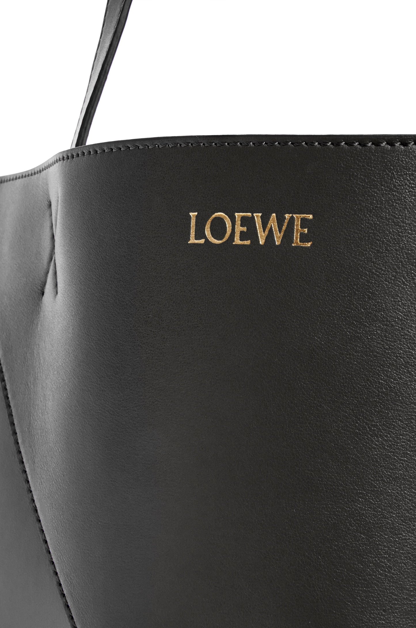 XXL Puzzle Fold Tote in shiny calfskin - Hall Of Brand