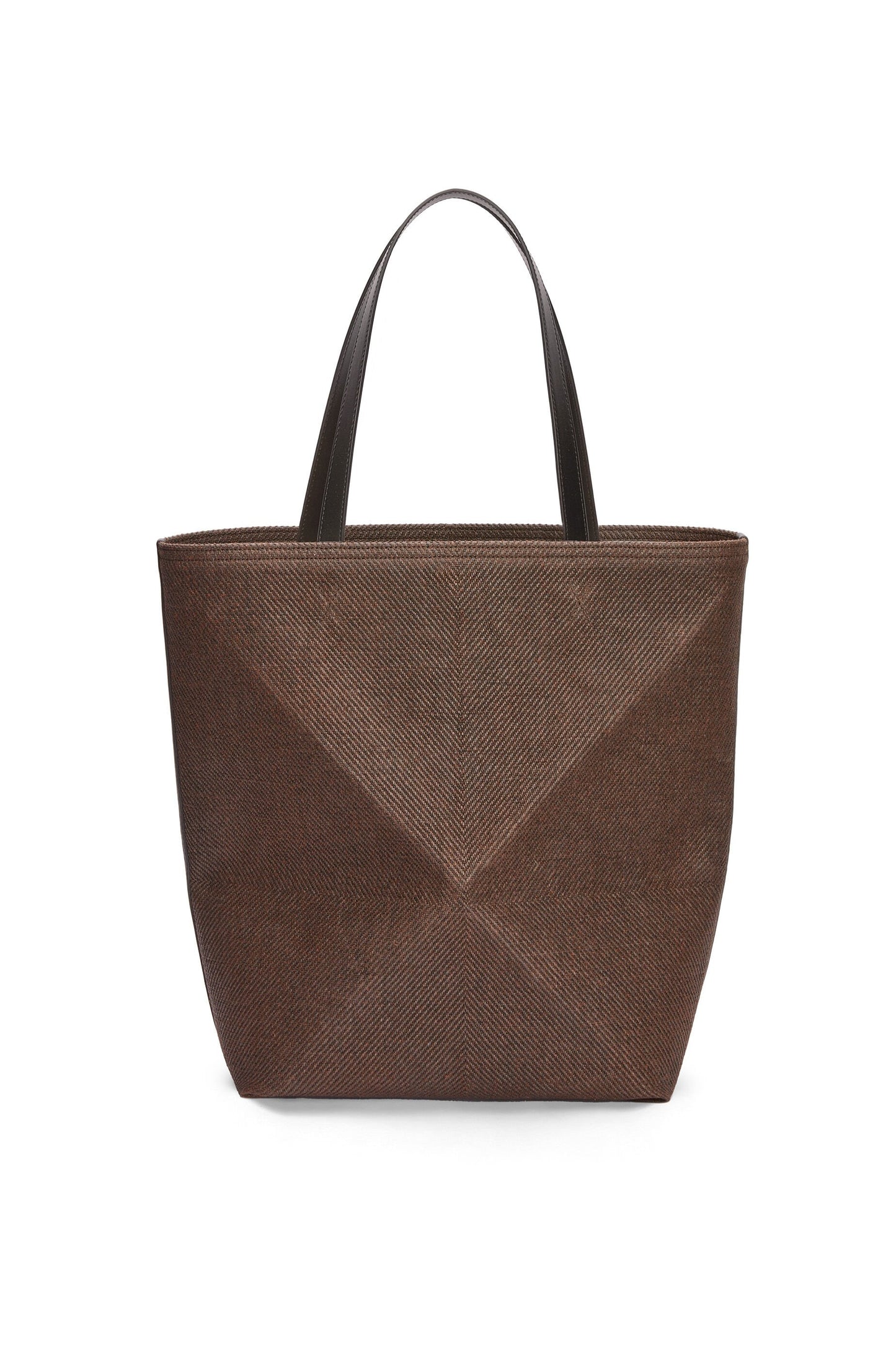 XL Puzzle Fold tote in waxed canvas - Hall Of Brand