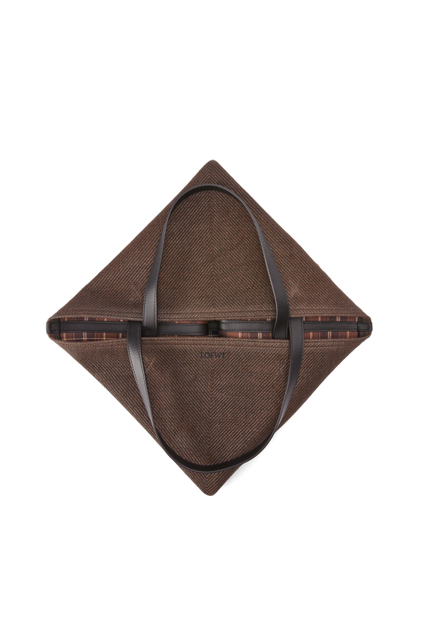 XL Puzzle Fold tote in waxed canvas - Hall Of Brand