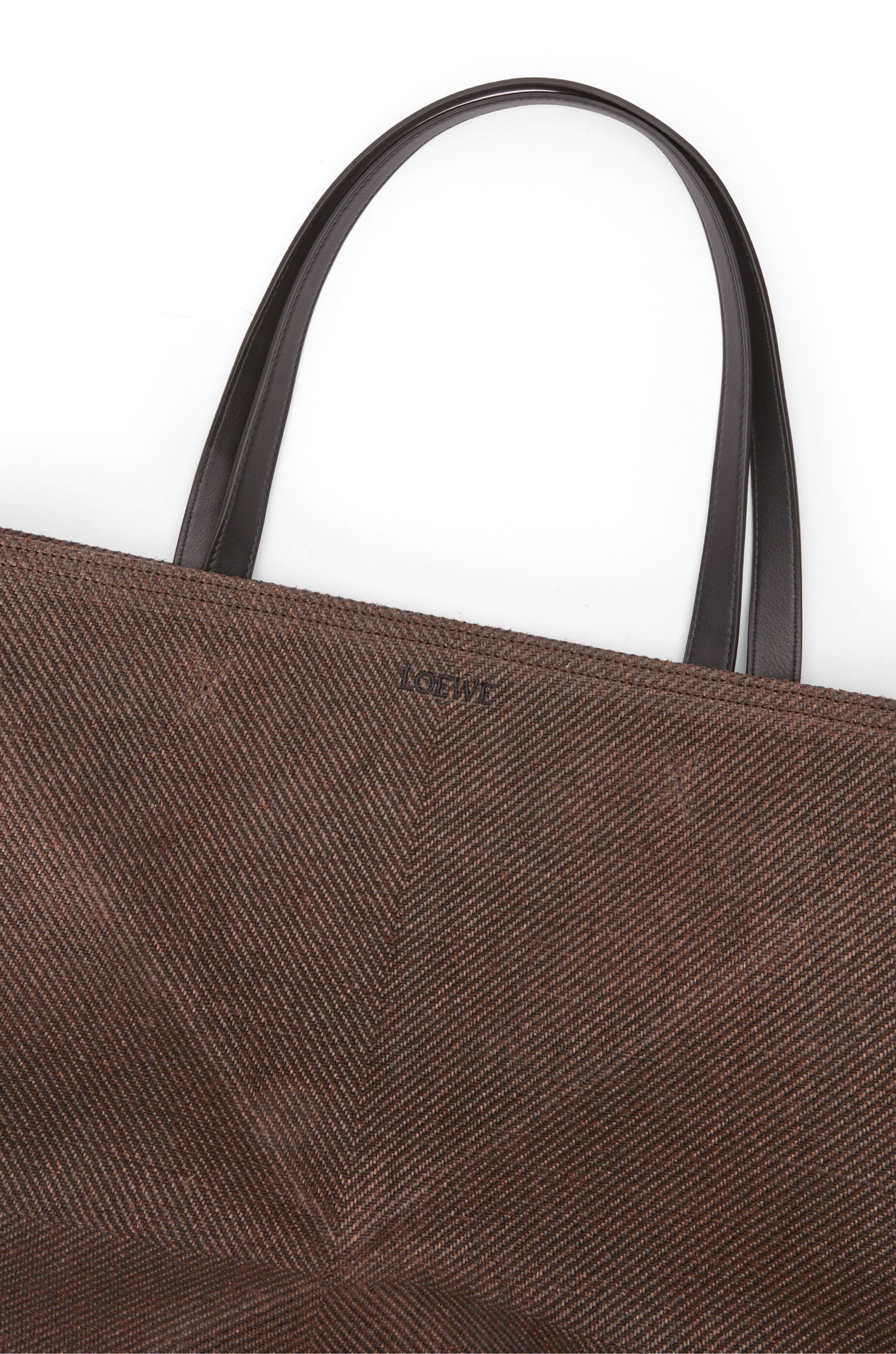 XL Puzzle Fold tote in waxed canvas - Hall Of Brand
