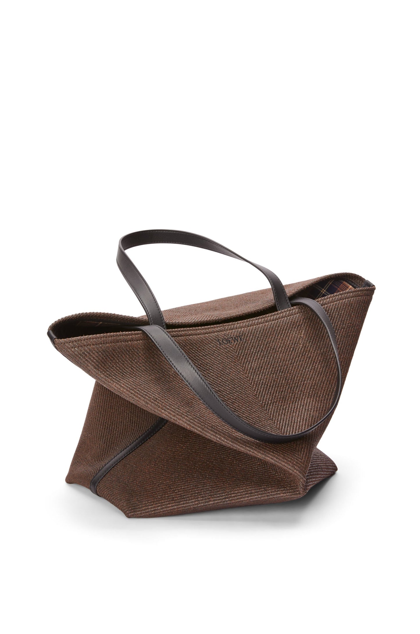 XL Puzzle Fold tote in waxed canvas - Hall Of Brand