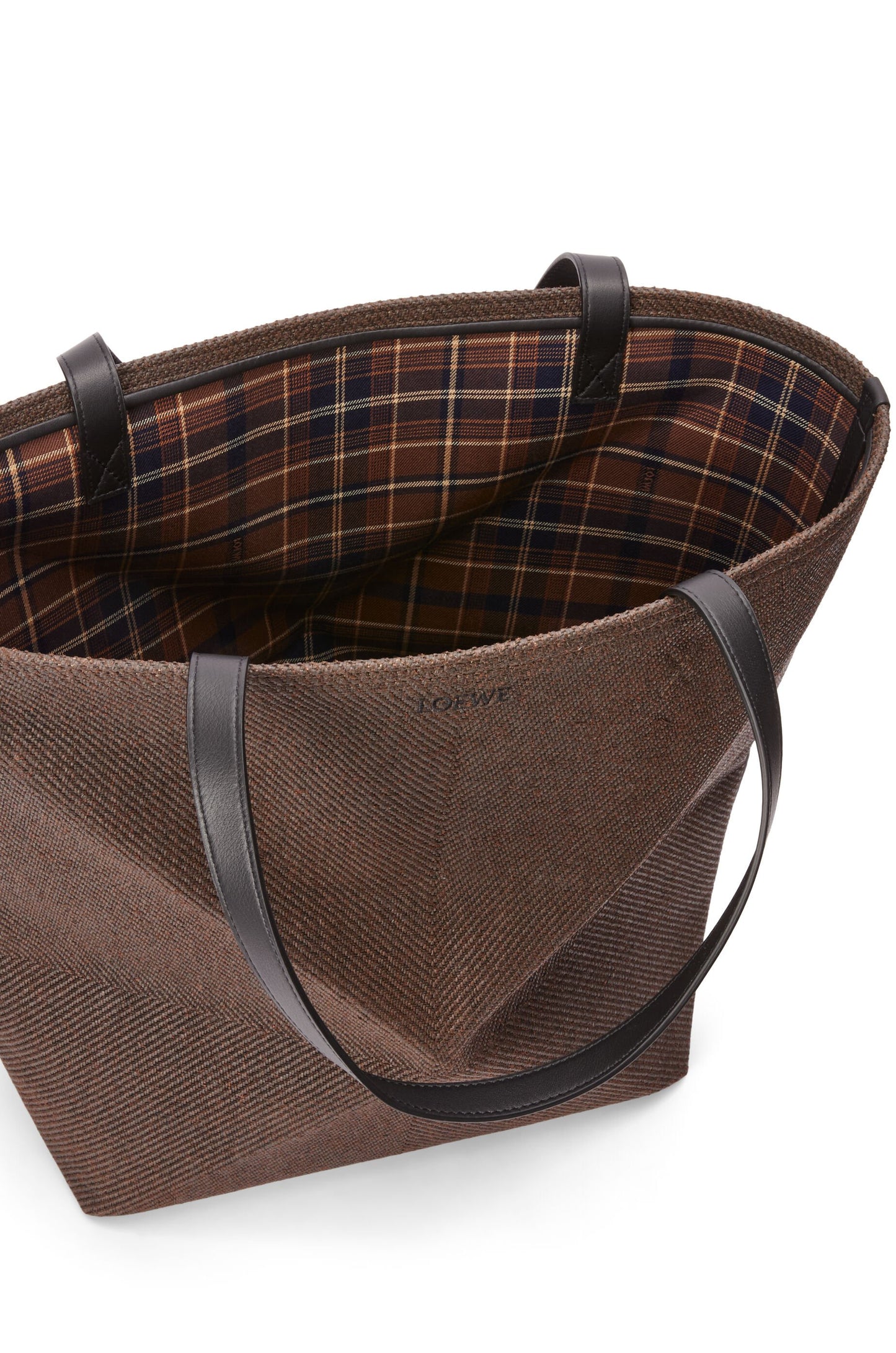 XL Puzzle Fold tote in waxed canvas - Hall Of Brand